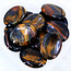 Blue Tigers Eye Worry Stones - Large Oval