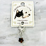 Pet Pendant (Star) Charm-Gold Tigers Eye (Training) Dog Cat Animal Collar