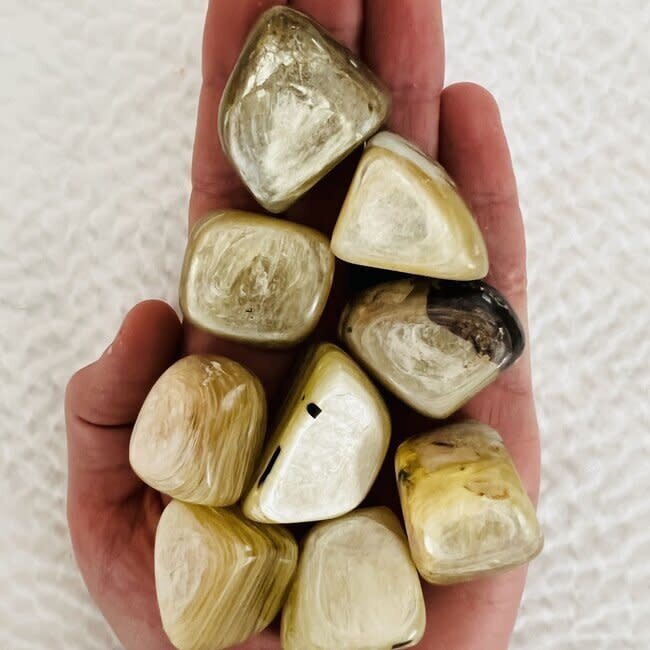 Mica (Muscovite) - Tumbled Large (High Flash)