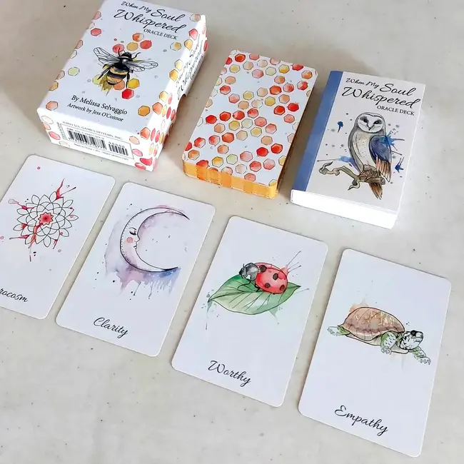 When My Soul Whispered Oracle Cards Deck - Tarot Cards