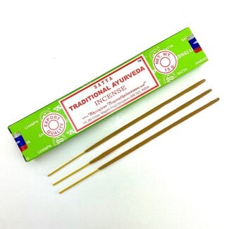 Traditional Ayurveda Incense -12 Sticks in Box 15g - Satya