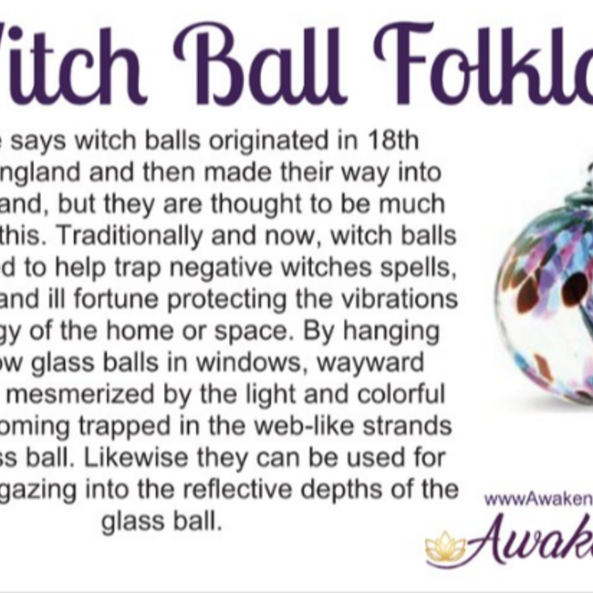 Dark Pink Mosaic Specula Spirit Friendship Gazing Watch Wizard Kugel Witch Balls - Small 4"x 4"