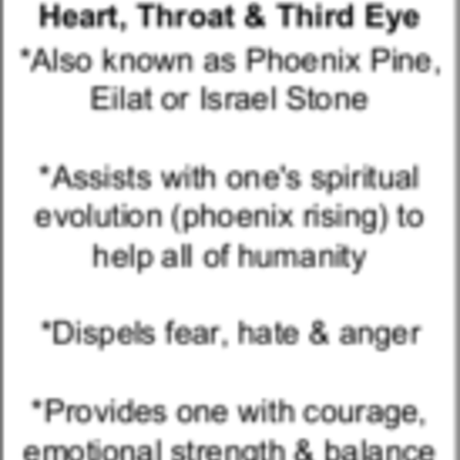 Phoenix Stone Pine (Fynechenite) Flames - Medium (3-5") Carving Shape