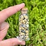 Bumblebee Jasper Chips in Glass Vial - 2.5" Tall - Rough Raw Natural