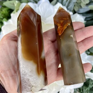 Dark Carnelian Towers Point Generator - Extra Large (6"+) XL