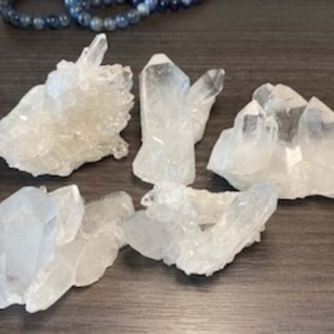 Clear (Crystal) Quartz Cluster (Tomas Gonzaga) - Medium Rough Raw Natural