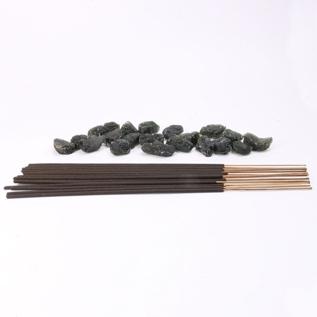Moldavite Incense Sticks - 15 Sticks/Pkg
