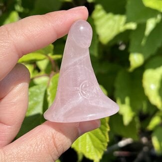 Rose Quartz Witch's Pointed Hat - Witches Samhain