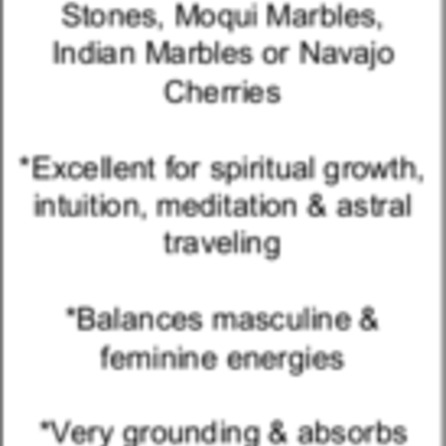 Moqui Stones Balls Marbles (Shaman Stones Thunderballs) - Pair Male Female Set - Rough Raw Natural
