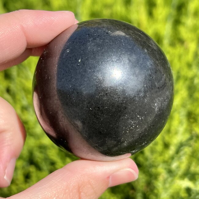 Black Tourmaline Sphere - (52 - 55mm)