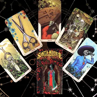 Santa Muerte Tarot Cards Deck - Pocket Mini Edition