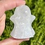 Clear Quartz Ghosts 2" - Figurine Carving