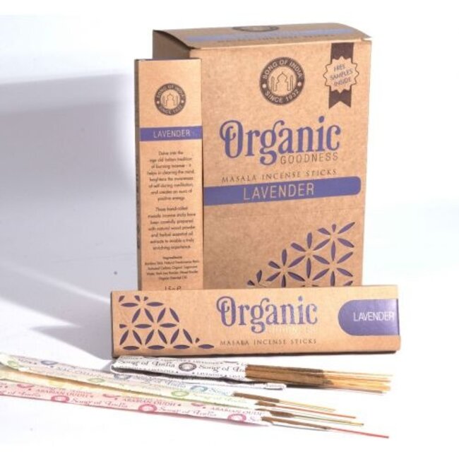 Organic Goodness Lavender Incense Sticks - 15g