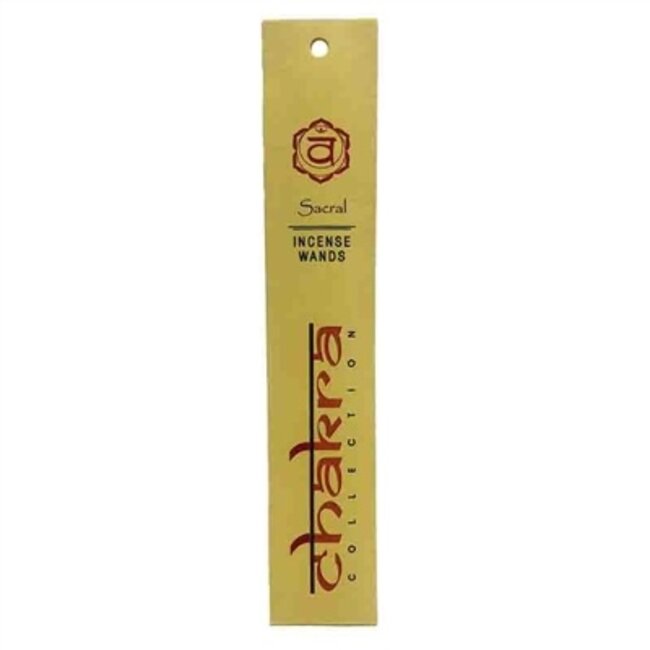 Sacral Chakra Incense Sticks - 10 Sticks/Box 10g