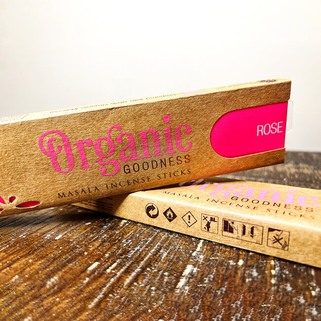 Organic Goodness Rose Incense Sticks - 15g