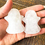 Clear Quartz Ghosts 2" - Figurine Carving