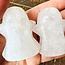 Clear Quartz Ghosts 2" - Figurine Carving