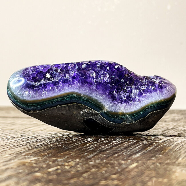 Amethyst Druzy Polished Free Form - Medium - Small Rough Raw Natural