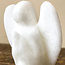 White Alabaster Angel - Medium 4-4.5" - Figurine Carving
