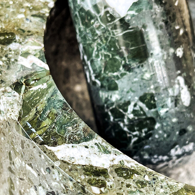 Black Marble Onyx Mortar & Pestle Set - XL (6"x4")