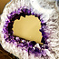 Amethyst Round Slice on Pin - Rough Raw Natural