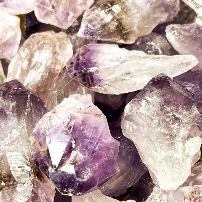 Amethyst Points - Large Rough Raw Natural