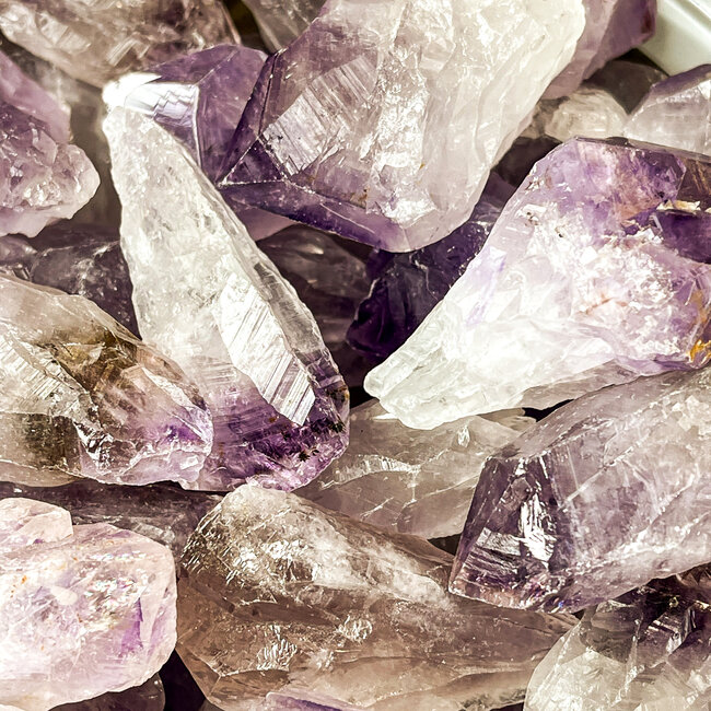 Amethyst Points - Large Rough Raw Natural