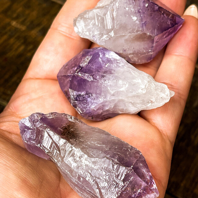 Amethyst Points - Large Rough Raw Natural