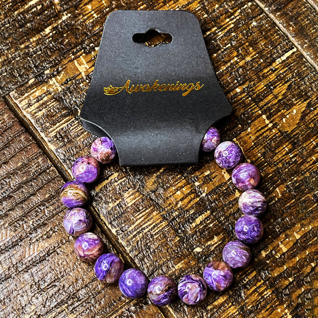 Charoite Bracelets - 9 - 10mm