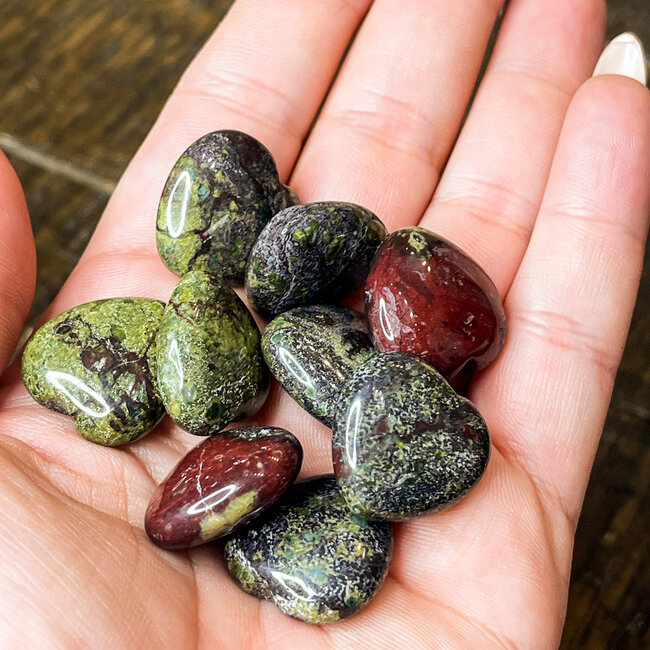 Dragons Blood Jasper Hearts - Mini