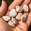 Red Vein Network (Spiderweb) Jasper Hearts Mini