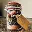 Glass Crystal & Herb Spell Intention Jar - Small 2" - Joy