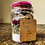 Glass Crystal & Herb Spell Intention Jar - Small 2" - Love