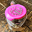 Glass Crystal & Herb Spell Intention Jar - Small 2" - Love