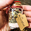 Glass Crystal & Herb Spell Intention Jar - Small 2" - Courage