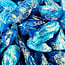 Electric Cobalt Blue Aura Clear Quartz - Rough Raw
