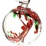Dark Red and Red Specula Spirit Friendship Gazing Watch Wizard Kugel Balls - Small 4"x 4"