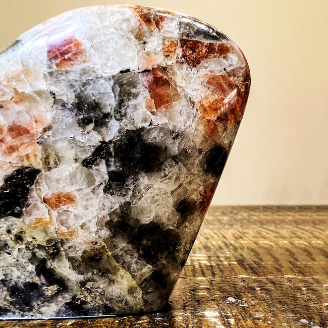 Iolite (Water Sapphire) Sunstone (Heliolite) & Clear Quartz Free Form - Medium