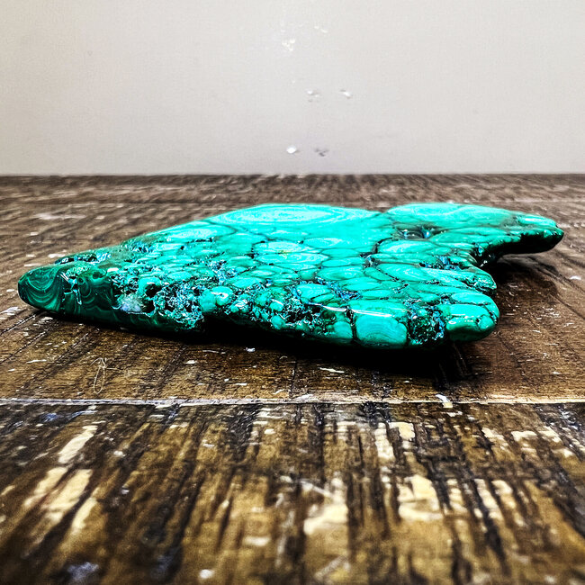 Malachite Slice Slab - Extra Large XL
