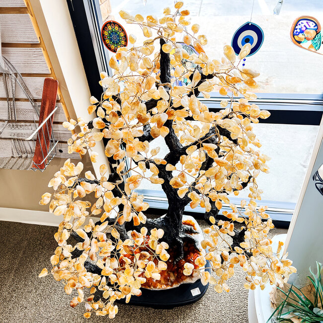 Citrine Bonsai Tree Specimen - Jumbo