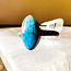 Turquoise Ring-Size 7 Marquise Sterling Silver