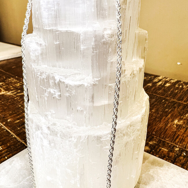 Necklaces - 18" Rope Chain (Silver Plated) - Pendants