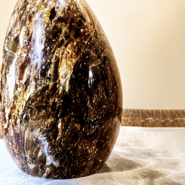 Chocolate Coke Calcite Free Forms - Medium