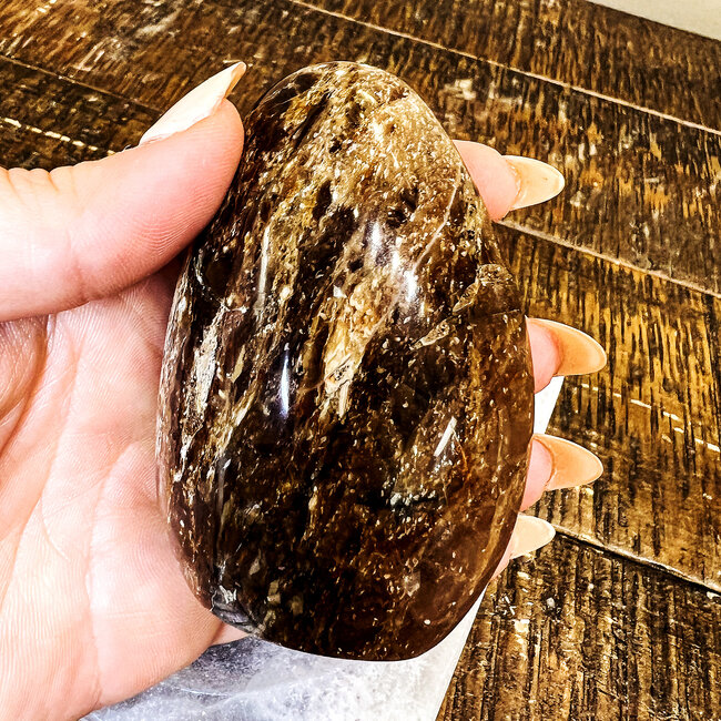 Chocolate Coke Calcite Free Forms - Medium