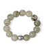 Labradorite Rings - Beaded Stretch Gemstone Adjustable