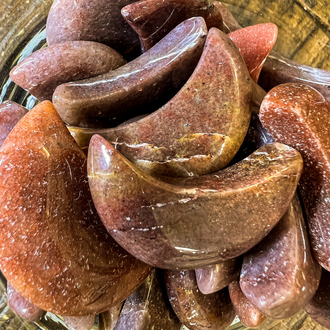 Strawberry Quartz (Red Guava) -Mini Moons