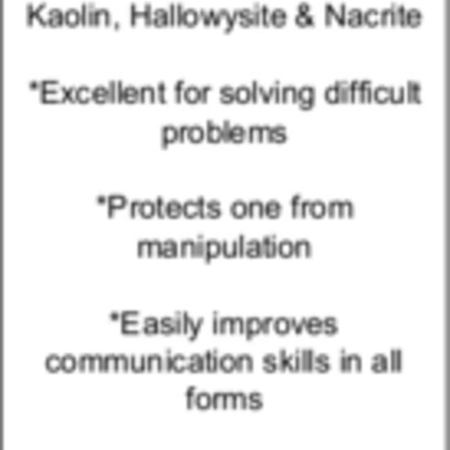 Dickite (Kaolinite Kaolin Hallowysite Nacrite) - Tumbled