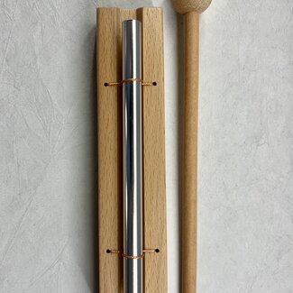 Meditation Wood Hand Chime - Striker 1 Note 6.5" - Musically Bell Instrument Percussion