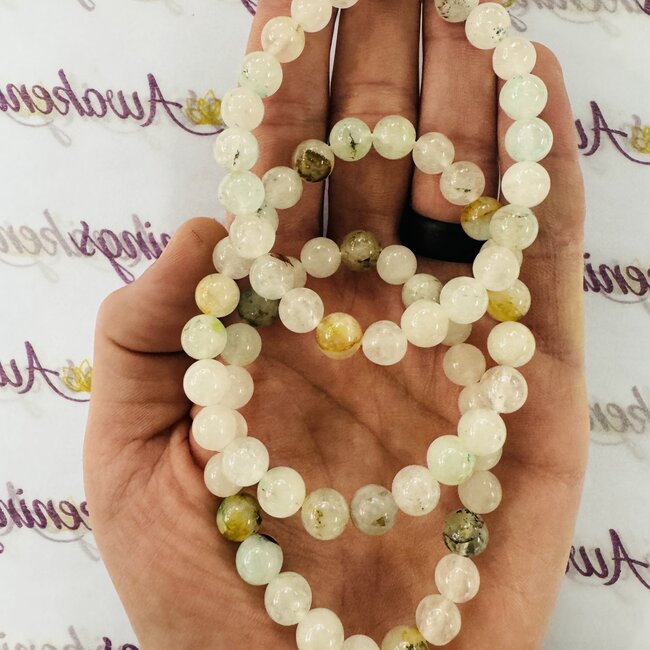 Natural Barite Bracelets - 8mm