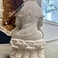 White Kwan Yin Statue 13" Carving Statuary Figurine Carving Home Decor